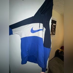 Blue and Black Nike Hoodie!